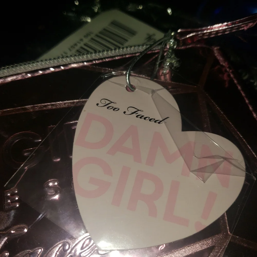 BARBIE X NYX COSMEDICS X TOO FACED COSMEDIC BAG- GIRL- YOU'RE SO TOO FACED!NIB